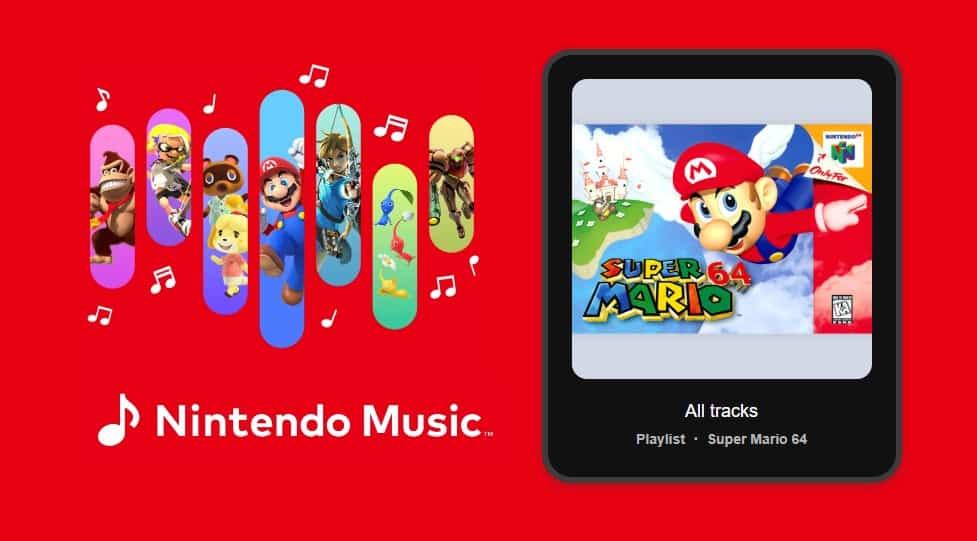 Super Mario 64 OST Arrives In Nintendo Music App