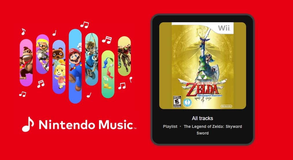 Nintendo Music App Adds Skyward Sword OST!